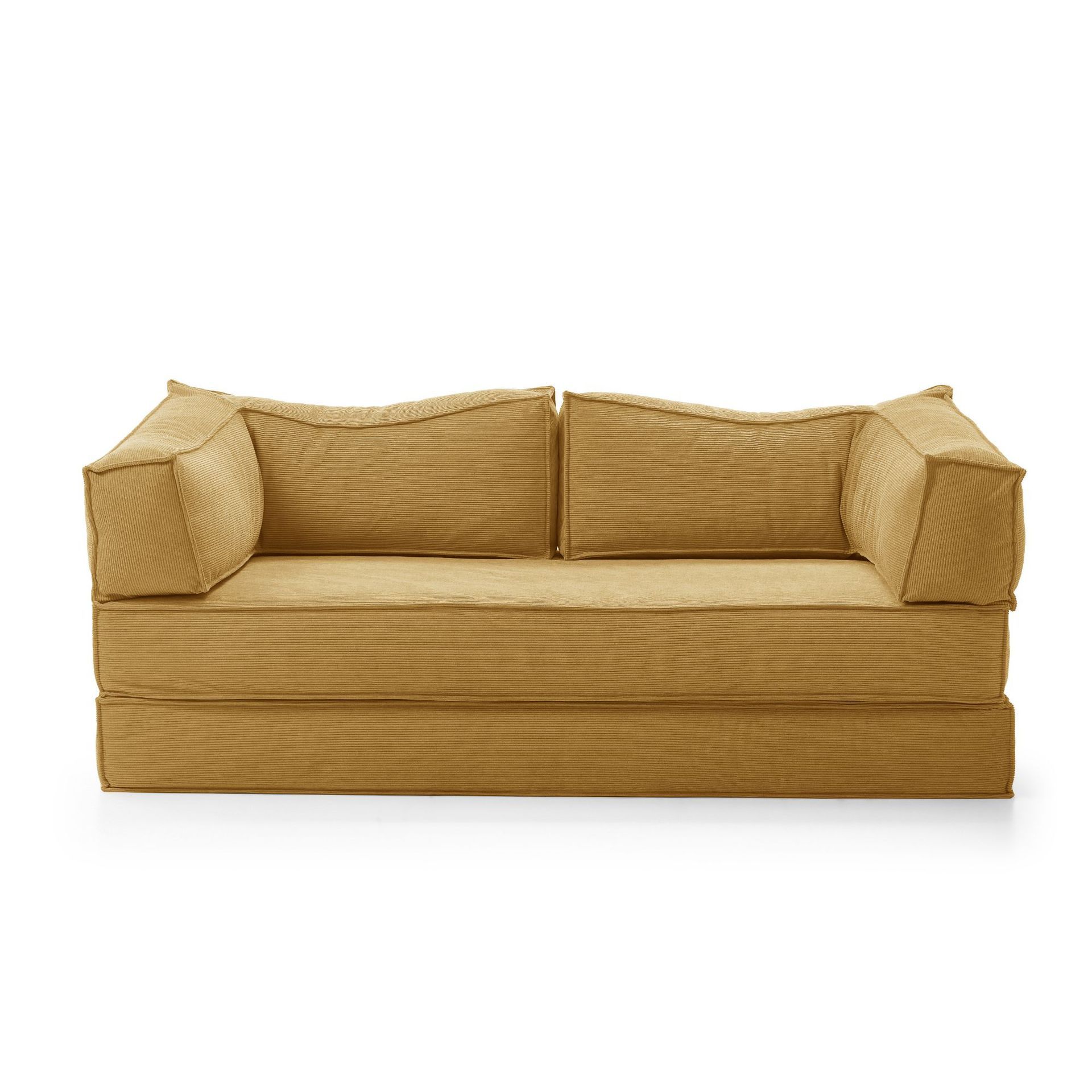 2025 High Quality Compression Sectional Sofa Set High Corduroy Vacuum Compression Folding Sofa Bed Elegant Box Style China Manufacturer