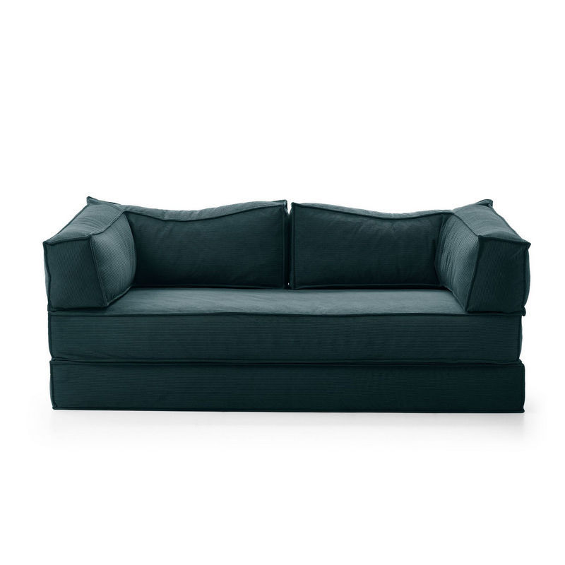 2025 High Quality Compression Sectional Sofa Set High Corduroy Vacuum Compression Folding Sofa Bed Elegant Box Style China Manufacturer