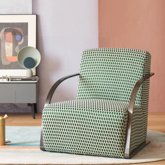 Italienischer, leichter Luxus-Einzelsessel, nordisches Wohnzimmer, Balkon, minimalistisches Design, Freizeit, Verhandlung, moderner, schlichter Stuhl, chinesischer Hersteller