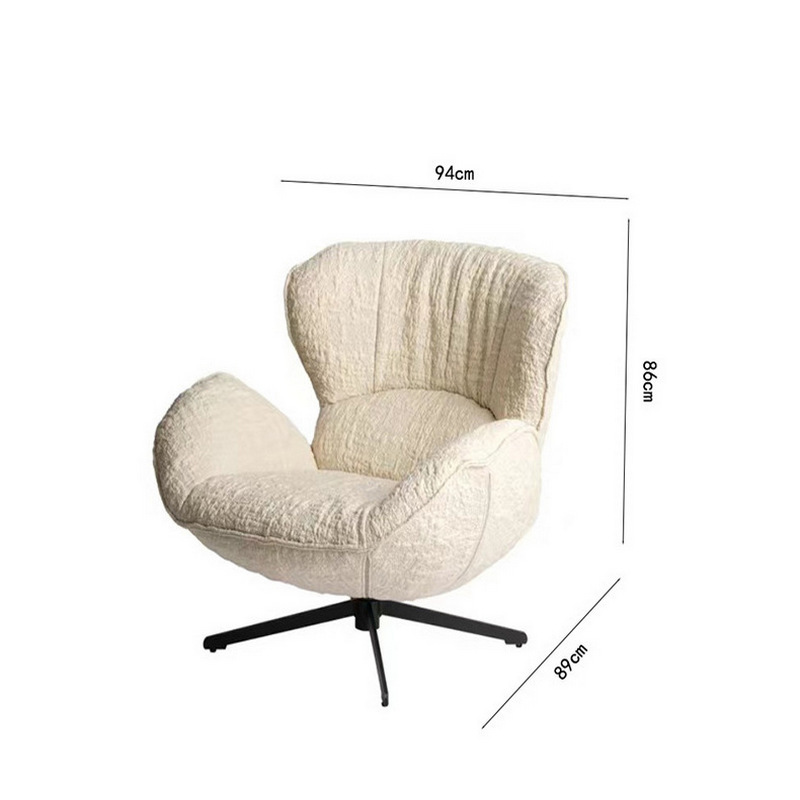 Swan chair Swan chair / bubble down single sofa swivel chair large back reading chair modern single chair China Factory