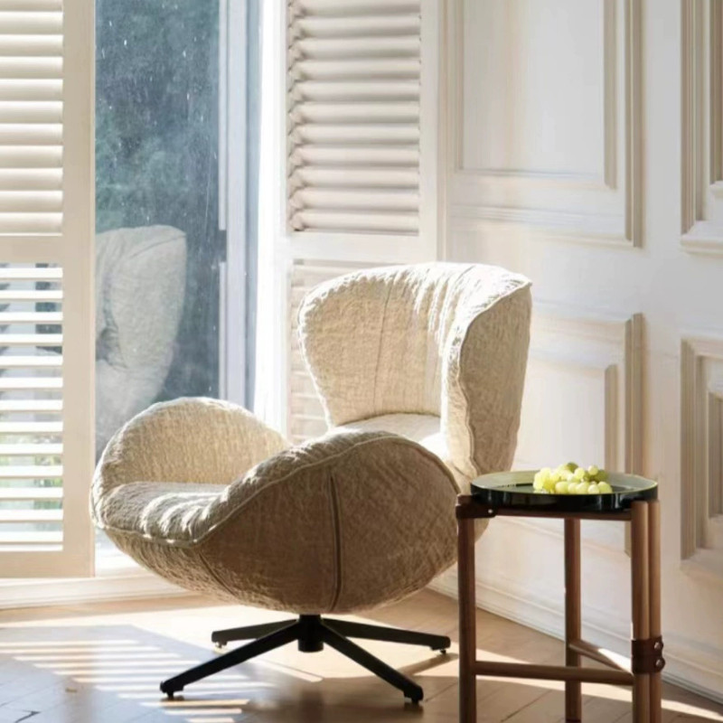 Swan chair Swan chair / bubble down single sofa swivel chair large back reading chair modern single chair China Factory