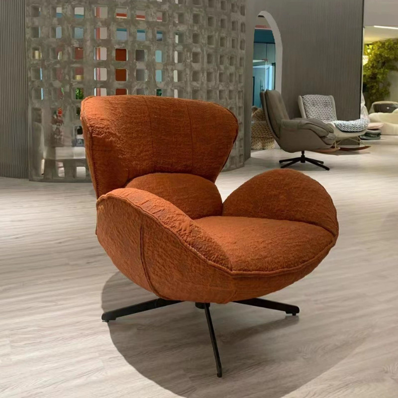 Swan chair Swan chair / bubble down single sofa swivel chair large back reading chair modern single chair China Factory