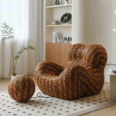 Mother's Embrace Sofa Single Chair Living Room Designer Single Chair Comfortable Bedroom Net Celebrity Lazy Leisure Sofa Chair China Factory
