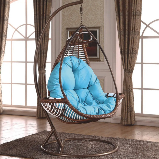 Ensemble de mobilier de jardin en rotin tressé, table et chaises, mobilier d'extérieur d'occasion, fabricant chinois, en promotion