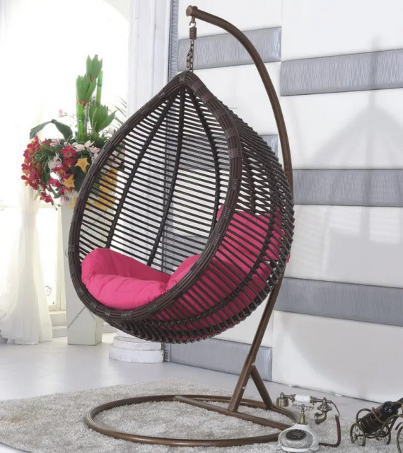 Ensemble de mobilier de jardin en rotin tressé, table et chaises, mobilier d'extérieur d'occasion, fabricant chinois, en promotion