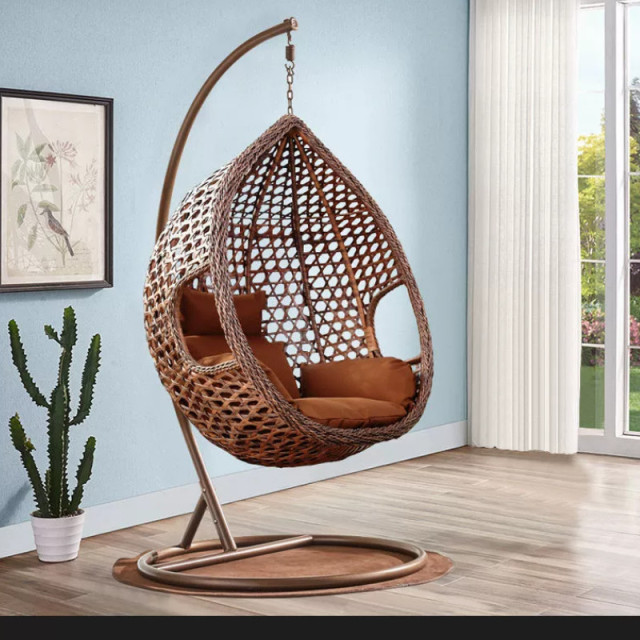 Fauteuil suspendu en forme de nid d'oiseau, balancelle d'intérieur, hamac de balcon, chaise suspendue pour la maison - Fabricant chinois