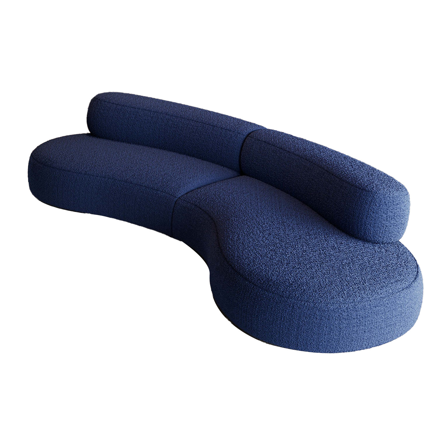 Sofá esquinero moderno de terciopelo Teddy, fabricado en China y personalizado, con patas de madera de diseño redondo, estilo modular minimalista para sala de estar, dormitorio de hotel, oficina en casa o apartamento, en forma de C.