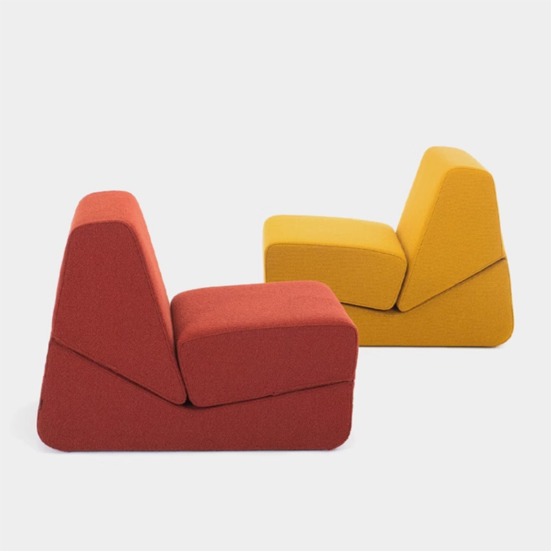 Special Modern Corduroy Shredded Memory Foam Versatile Floor Sofa Lounge Folding Sofa Bed Bean Bag Sofa for Single