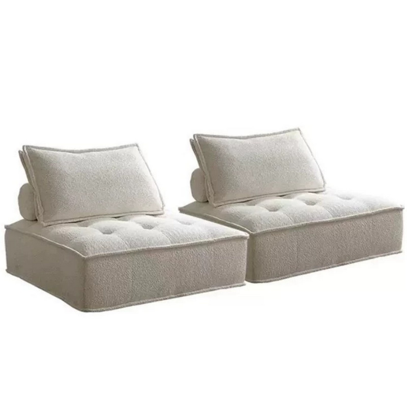 China Factory directly wholesales retail Piedmont Tofu Block Sofa Italian Minimalist Fabric Sofa Module Block Combination Sofa Living Room