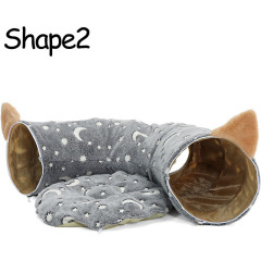 OEM Glow-in-the-Dark Magic Cat Tunnel – Stars, Moon & Cozy S-Shaped Hideaway China Manufacturer