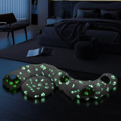 OEM Glow-in-the-Dark Magic Cat Tunnel – Stars, Moon & Cozy S-Shaped Hideaway China Manufacturer