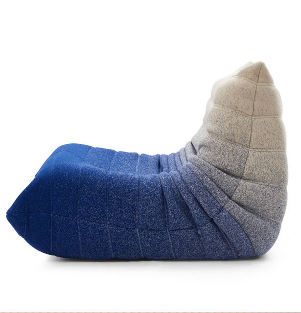 ALLBEST ファクトリー グラデーション キャタピラー 圧縮ソファ、高密度スポンジ レイジーソファ（箱入り、卸売用）