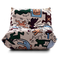 ALLBEST Factory Modular Compressed Sofa Bed, High Density Sponge Caterpillar Lazy Sofa in a Box for Wholesale