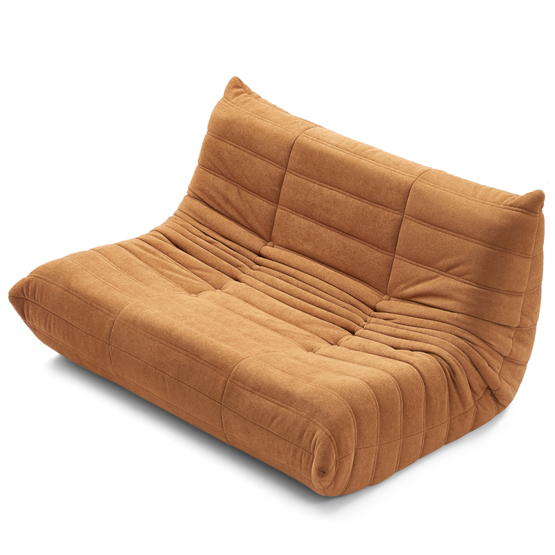2-Seater Compressed Caterpillar Sofa – Modular, Durable & Space-Saving Loveseat for Bulk Orders
