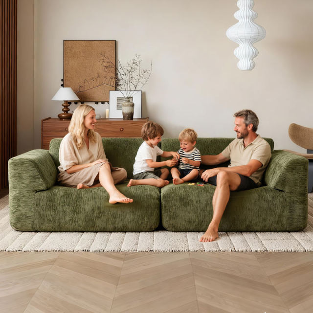 China Manufacturer | Modular Compression Sofa – Vacuum Compressed Sectional Couch Converts to Bed – OEM Custom Fabric & Color Available