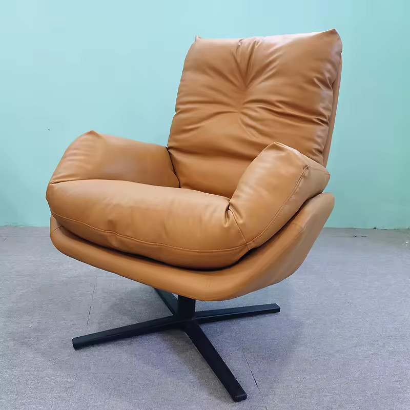 All Best Furniture 360° Swivel Ergonomic Lounge Chair with Ottoman China Factory