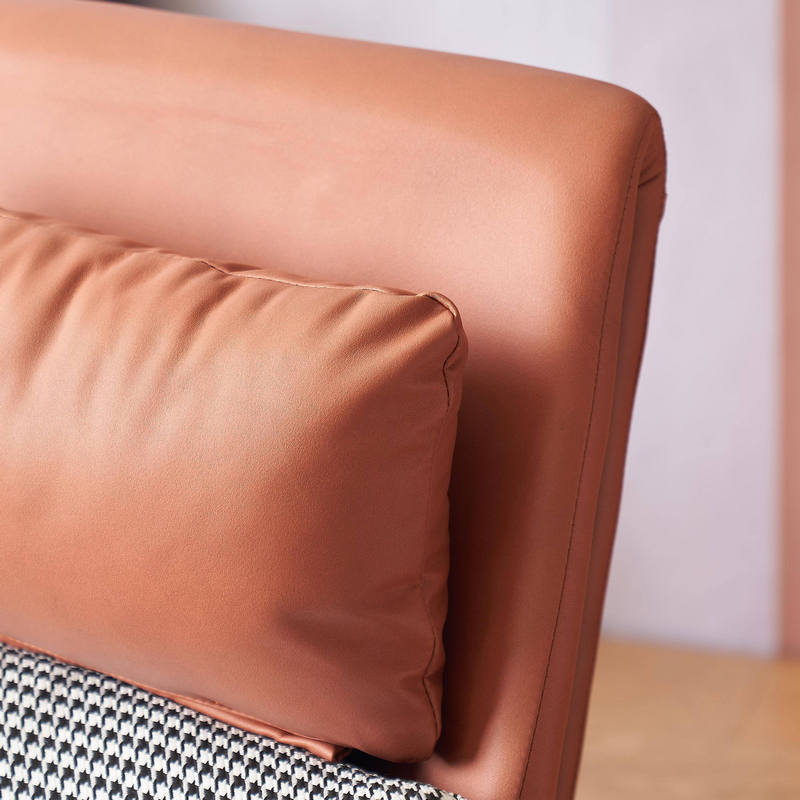 New Design Modern Semi Egg Shaped Living Room Chair for Home Foam Padded Lounge Chair Furniture with Black Steel Base China Factory