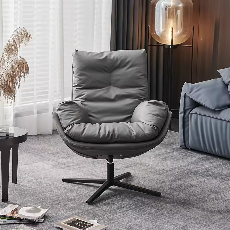 All Best Furniture 360° Swivel Ergonomic Lounge Chair with Ottoman China Factory
