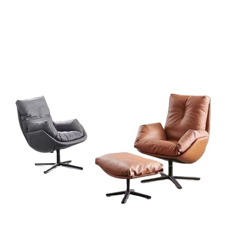 All Best Furniture 360° Swivel Ergonomic Lounge Chair with Ottoman China Factory