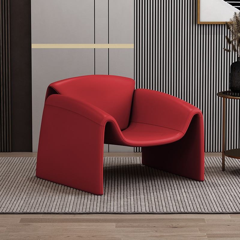 Italian Style Crab Chair Creative Leather Leisure Accent Chair for Home Hotel Apartment Interior Furniture Support OEM Custom