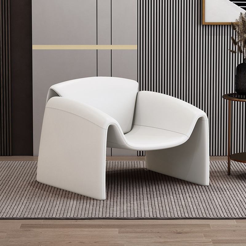 Italian Style Crab Chair Creative Leather Leisure Accent Chair for Home Hotel Apartment Interior Furniture Support OEM Custom