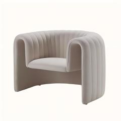 Italy New Design Living Room Pink High Back Chair Lovely Fabric Leisure Chair Modern Quality Lounge Chair China Factory