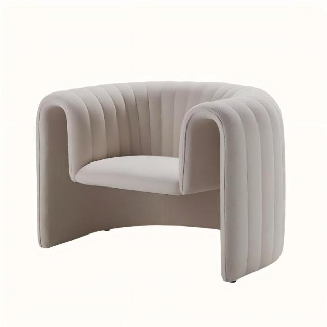 Italy New Design Living Room Pink High Back Chair Lovely Fabric Leisure Chair Modern Quality Lounge Chair China Factory