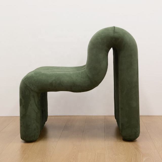 Modern Apartment Furniture Chair One Seater Sofa Modern Chaise Lounge Unique Design Living Room Sofa U Support OEM Custom