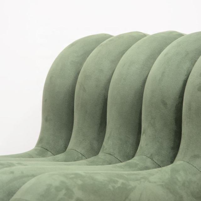 Modern Apartment Furniture Chair One Seater Sofa Modern Chaise Lounge Unique Design Living Room Sofa U Support OEM Custom