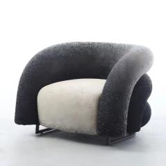 AOMISI CASA Modern Accent Chair Living Room Bedroom Single Sofa Velvet Leather Unique Shape Lazy Sofa Leisure Floor Lounge Chair Support OEM Custom