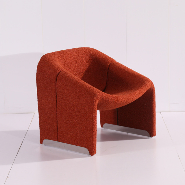 Modern Nordic Living Room Chair Retro Simple Design Leisure Creative Single Sofa Chair for Office Hotel Apartment