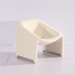 Modern Nordic Living Room Chair Retro Simple Design Leisure Creative Single Sofa Chair for Office Hotel Apartment