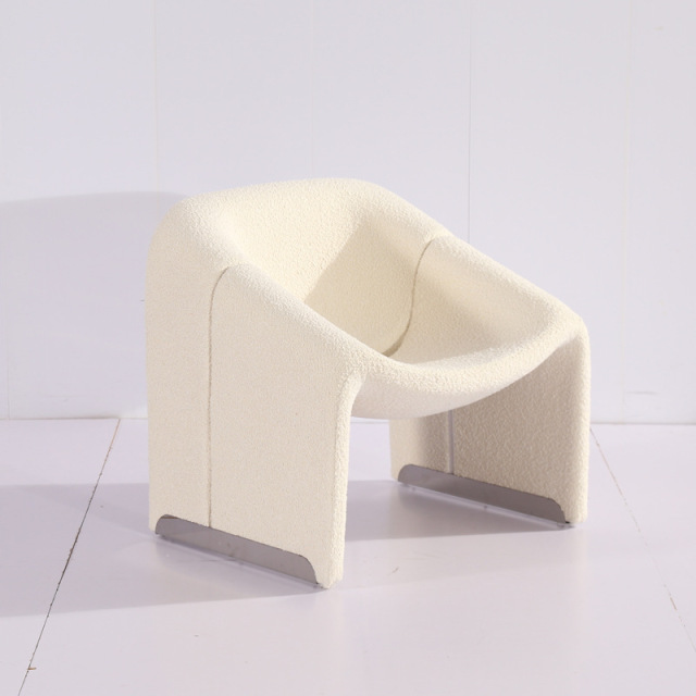 Modern Nordic Living Room Chair Retro Simple Design Leisure Creative Single Sofa Chair for Office Hotel Apartment