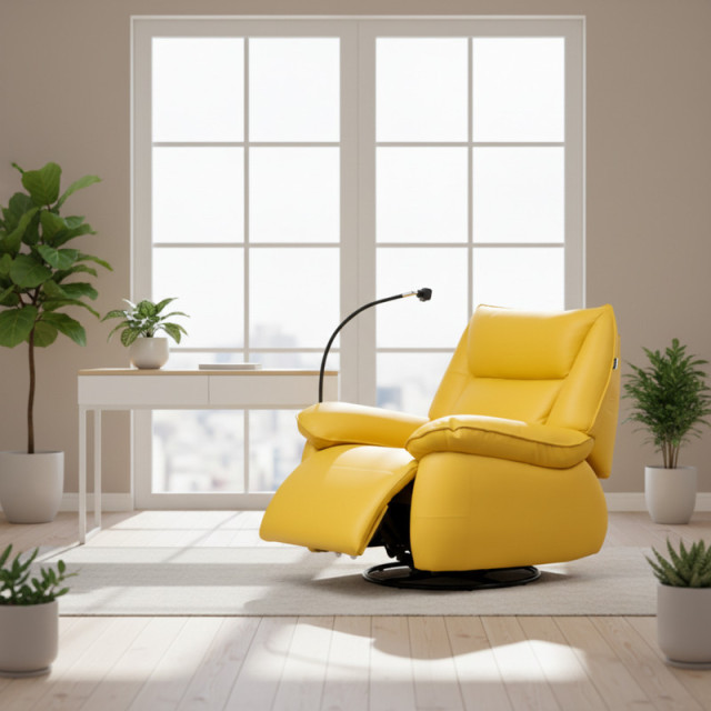 Modern Single Electric Adjustable Leisure Chair Sleepable Adult Lazy Sofa Rocking Chaise Lounge for Bedroom Living Room