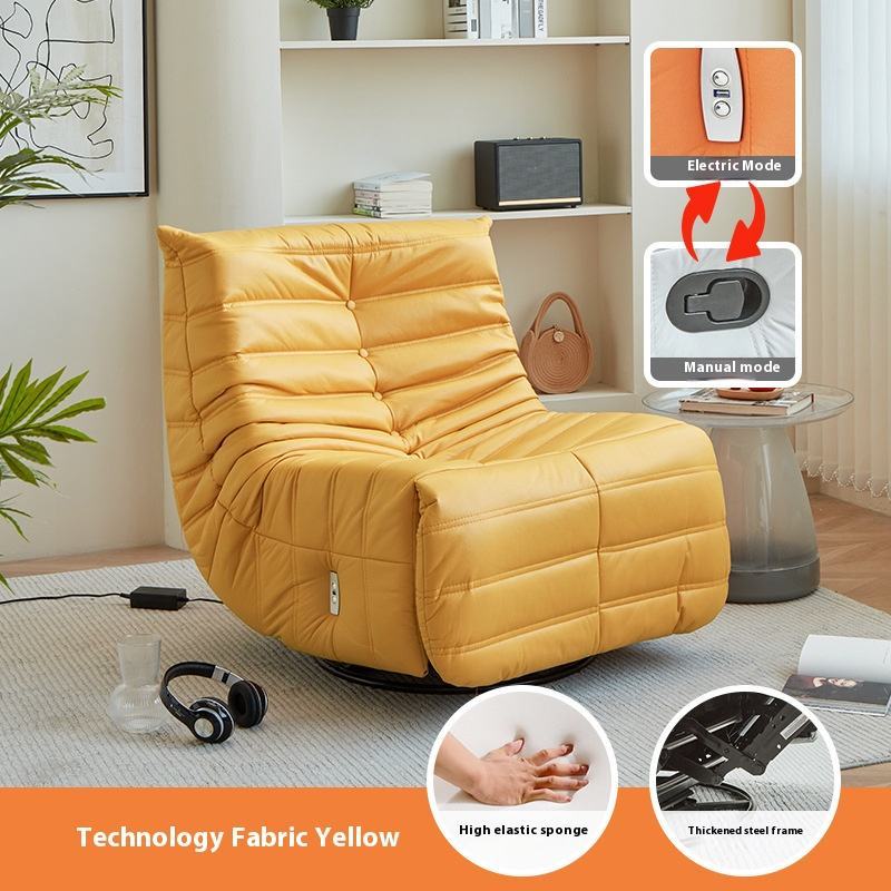 Modern Single Electric Adjustable Leisure Chair Sleepable Adult Lazy Sofa Rocking Chaise Lounge for Bedroom Living Room