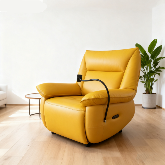 Modern Single Electric Adjustable Leisure Chair Sleepable Adult Lazy Sofa Rocking Chaise Lounge for Bedroom Living Room