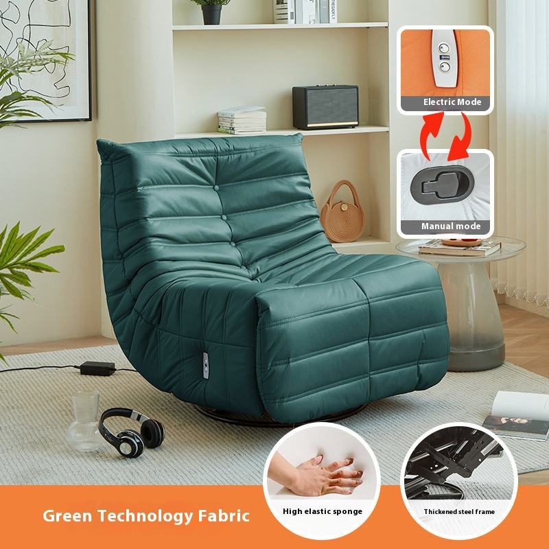 Modern Single Electric Adjustable Leisure Chair Sleepable Adult Lazy Sofa Rocking Chaise Lounge for Bedroom Living Room