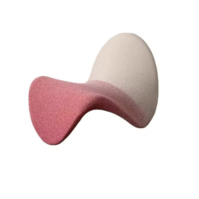 Nordic S-Shaped Single Sofa Chair Creative Revolving Leisure Chair for Living Room Bedroom Hotel School Park Gym