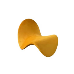 Nordic S-Shaped Single Sofa Chair Creative Revolving Leisure Chair for Living Room Bedroom Hotel School Park Gym