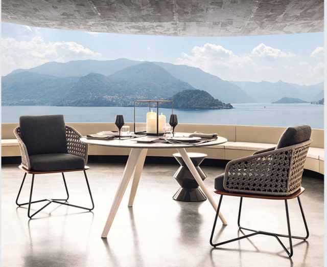 Freedom Belian sofa NEW Outdoor Furniture Rattan Sofa Rattan Wicker Seater Patio Couch with Cushio Free combination Funiture