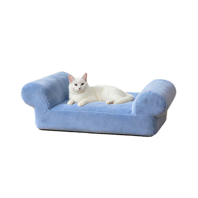 Pet Sofa Bed, Stylish Cat Couch, All-Season Pet Bed with Summer Cooling Option, Removable & Washable Pet Furniture for Wholesale
