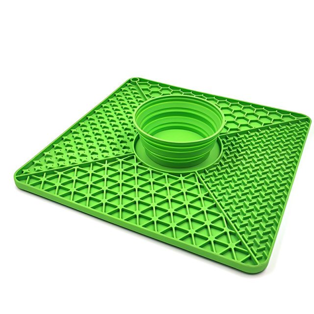 Wholesale Food Grade Silicone Pet Lick Mat – Slow Feeder with Suction Cups, Anti-Choke Slow Eating Pad for Dog Dental Health & Digestion