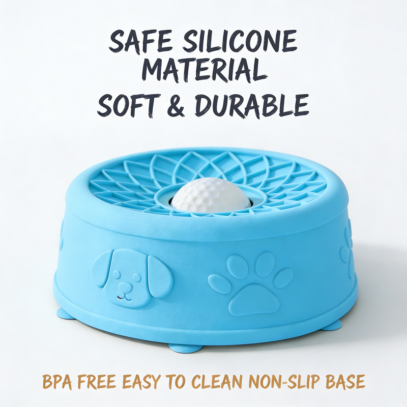 2026 New Trend Wholesale Suction Cup Food Dispenser Anti-slip Dog Cat Liquid Treat Silicone Slow Feeder Lick Bowl with Ball