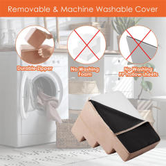 Wholesale Non-Slip Foam Pet Steps for Small Dogs and Cats – Folding Dog Stairs for Bed, Portable Pet Ramp with Removable Washable Cover – ALLBEST OEM Manufacturer