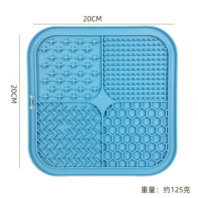 Wholesale Food Grade Silicone Pet Lick Mat – Slow Feeder with Suction Cups, Anti-Choke Slow Eating Pad for Dog Dental Health & Digestion