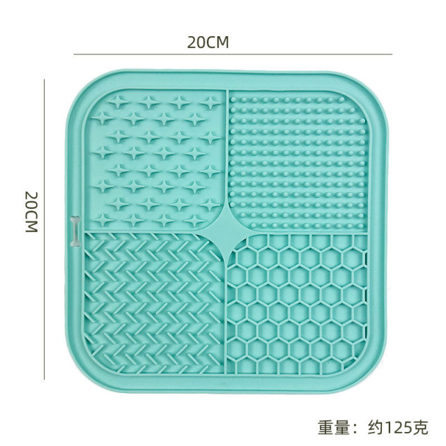 Wholesale Food Grade Silicone Pet Lick Mat – Slow Feeder with Suction Cups, Anti-Choke Slow Eating Pad for Dog Dental Health & Digestion