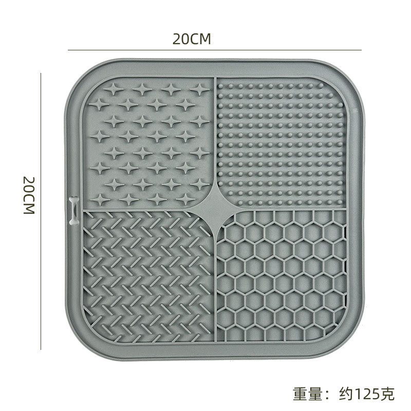 Wholesale Food Grade Silicone Pet Lick Mat – Slow Feeder with Suction Cups, Anti-Choke Slow Eating Pad for Dog Dental Health & Digestion