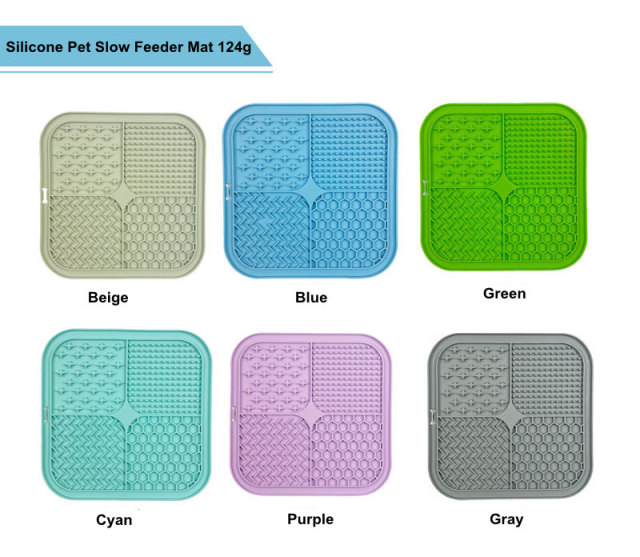 Wholesale Food Grade Silicone Pet Lick Mat – Slow Feeder with Suction Cups, Anti-Choke Slow Eating Pad for Dog Dental Health & Digestion