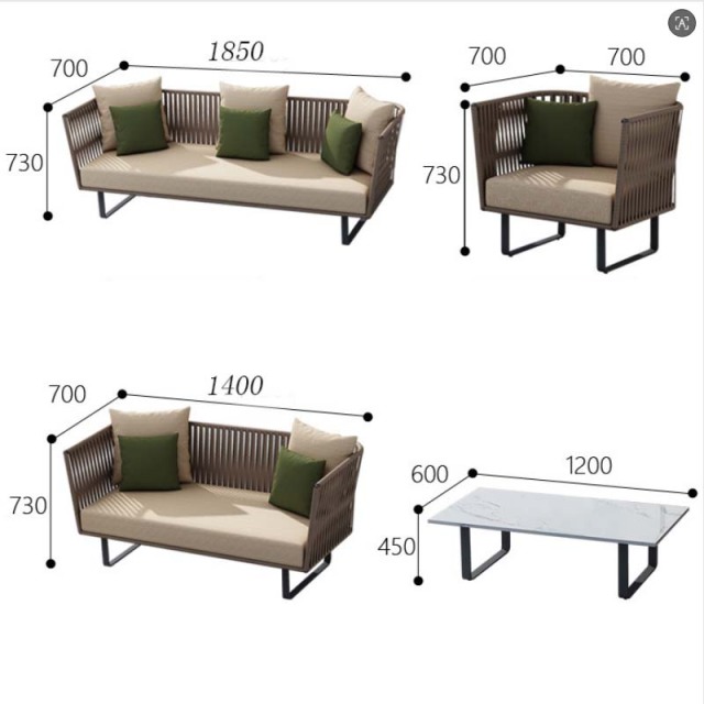 Lounge Garden Furniture Set Poly Rattan, Dining Set, Outdoor Sofa, Armchair & Table