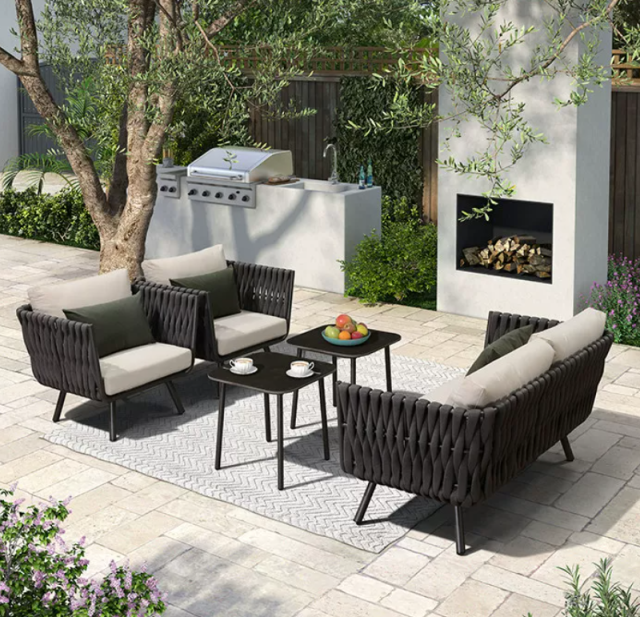 WATERPROOF RAIN COVER FOR 4 Seater Garden Sofa Furniture Set Outdoor Patio Chair